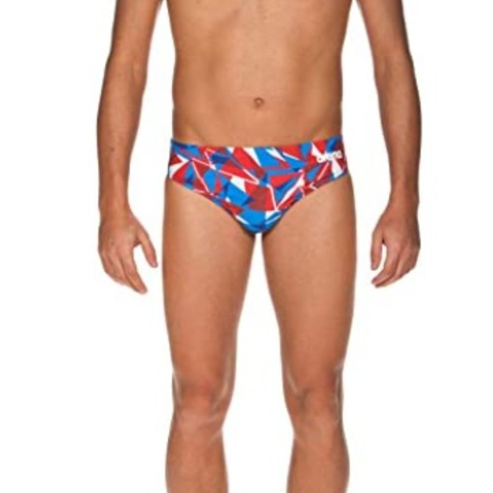 Arena Men's Standard Season Team Color 3-inch Brief Athletic Training Size 42